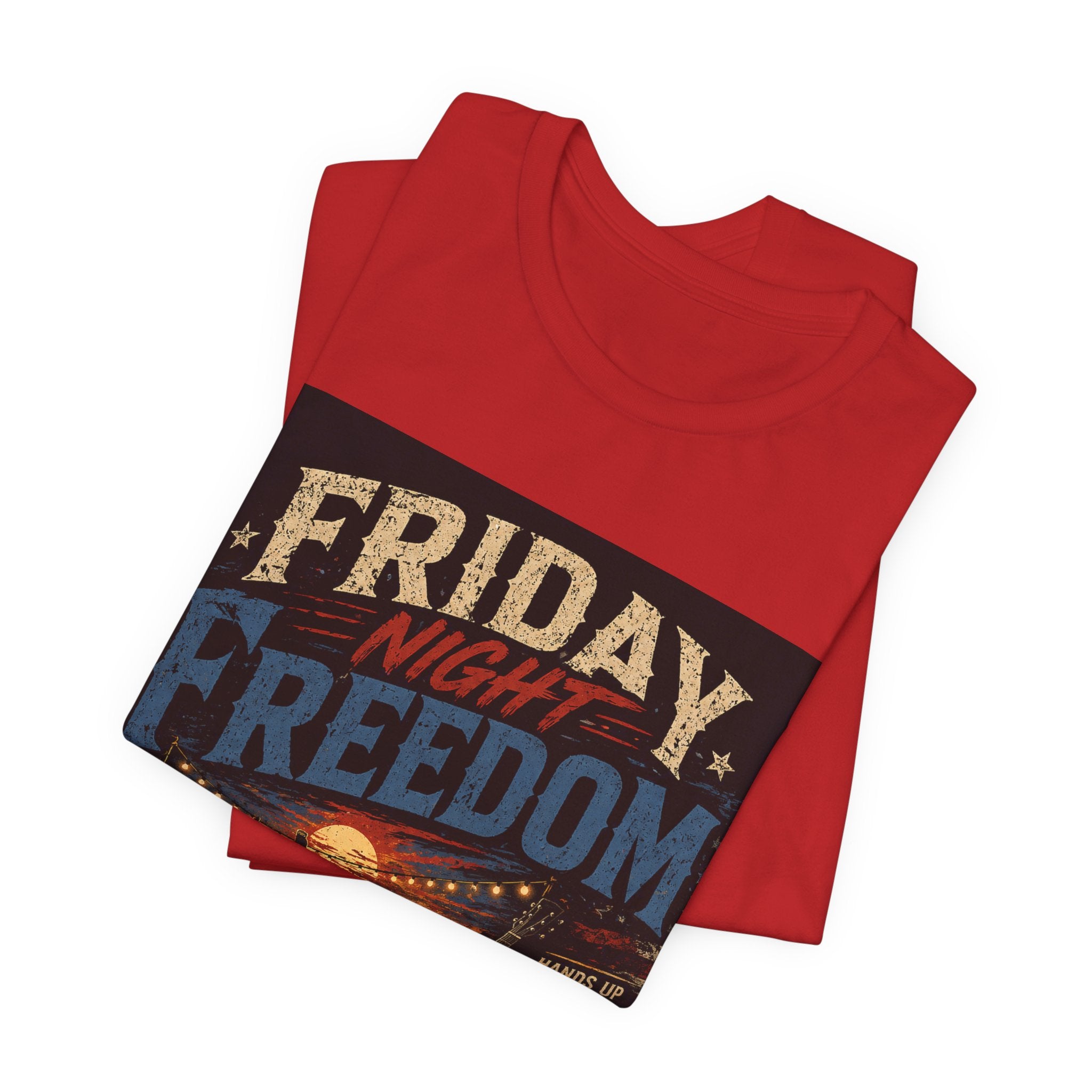 Friday Night Freedom Tee — Vintage Truck 'Livin' for the Moment' Graphic Shirt
