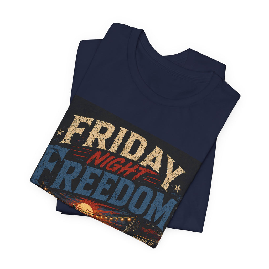 Friday Night Freedom Tee — Vintage Truck 'Livin' for the Moment' Graphic Shirt