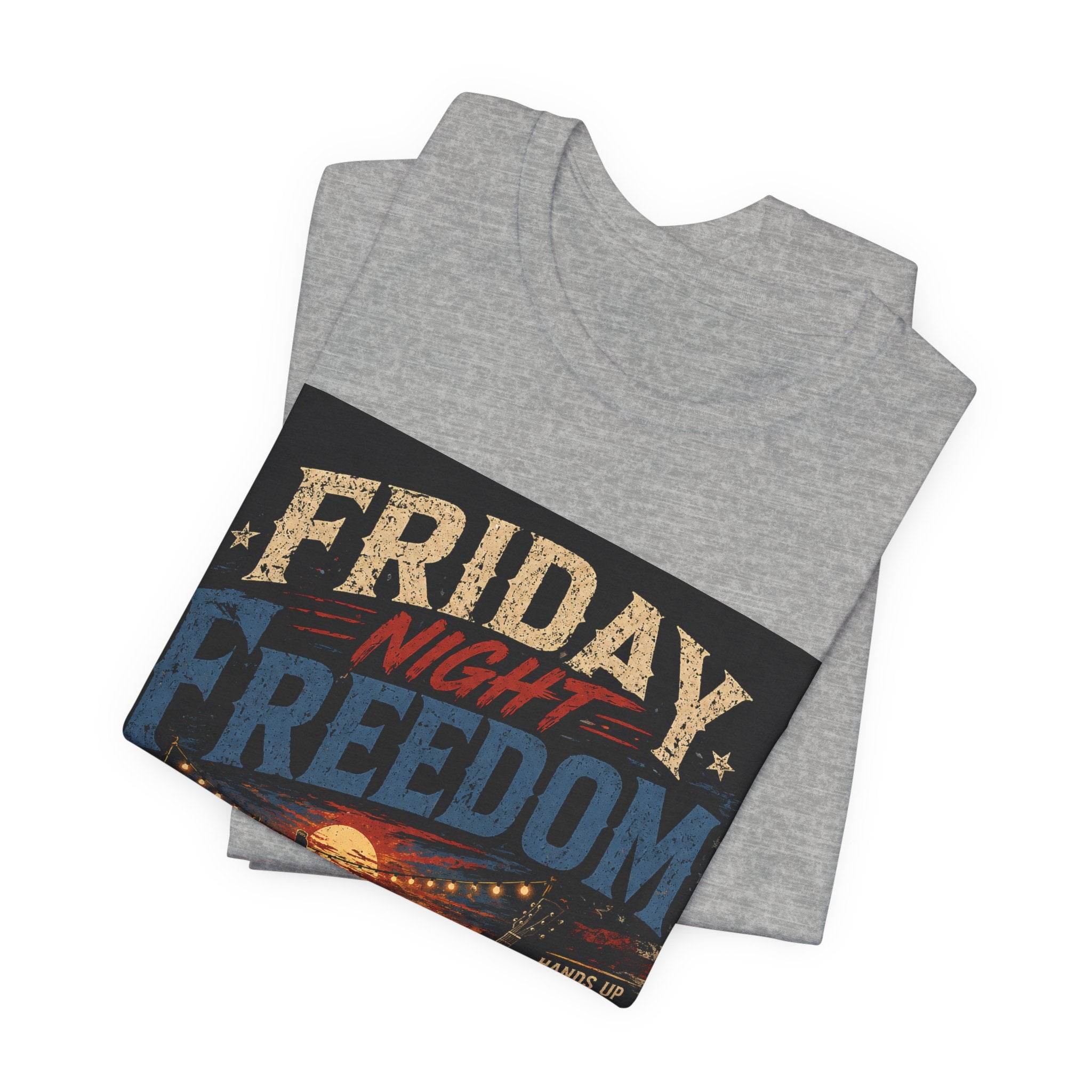 Friday Night Freedom Tee — Vintage Truck 'Livin' for the Moment' Graphic Shirt