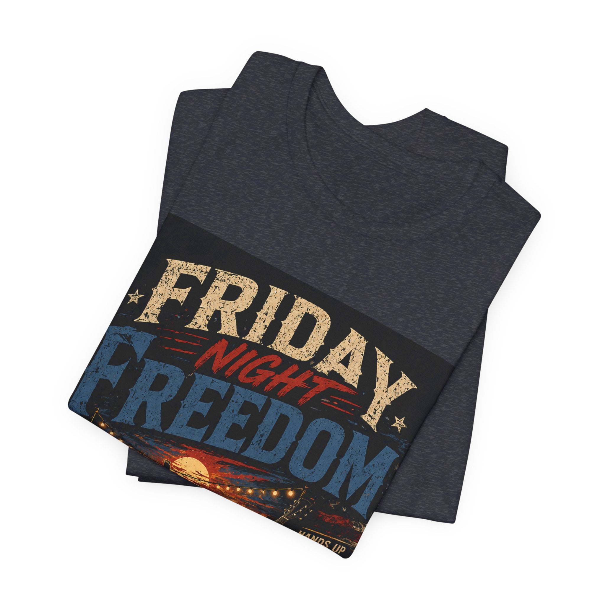 Friday Night Freedom Tee — Vintage Truck 'Livin' for the Moment' Graphic Shirt